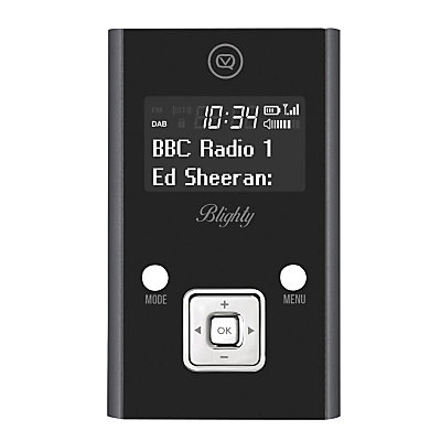 VQ Blighty DAB/DAB+/FM Personal Stereo Radio Black